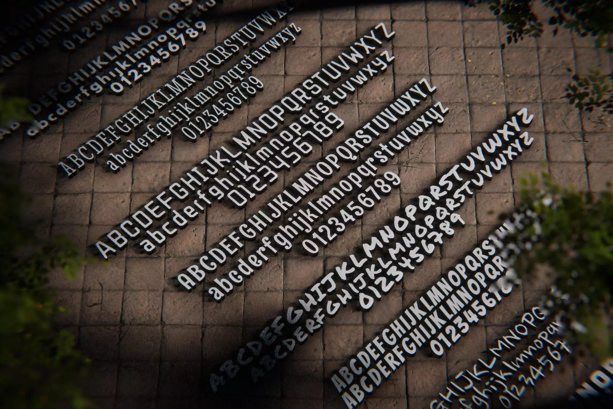 3D Text example of Modular 3D Text for Unity
